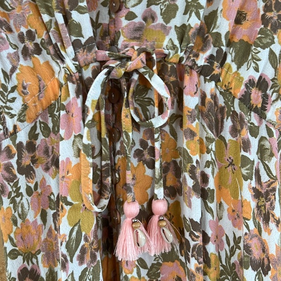 BAREFOOT BLONDE High low bohemian flowy dress - Picture 10 of 11